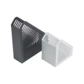 HELIT H6361082 organizator pisalne mize mrežasta struktura DIN A5 polistiren svetlo siv