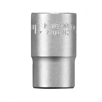 kwb 372211 nasadni ključ 11 mm 3/8 inch pogon, krom-vanadijevo jeklo, 6-kotni