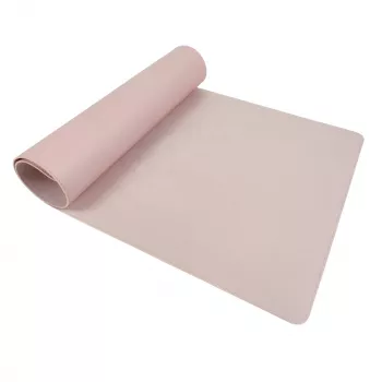 HELIT the flat mat podloga za pisalno mizo 800 x 400 mm roza PVC vodoodbojna zaščita mize H2525126