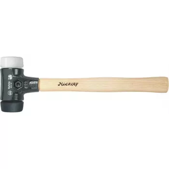 Wiha 26582 varnostno kladivo Soft-Face, črno-bele glave, 3000 g, hikorijev ročaj