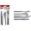 Marabu set slikarskih nožev, plastika, 5 kosov, za pastozne barve, strukturne paste, akrilne barve, oljne barve, gele 0173000000031