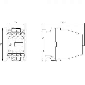 SIEMENS pomožni kontaktor 62E 6NO+2NC AC230V 3TH4262-0A (3TH42620AP0)