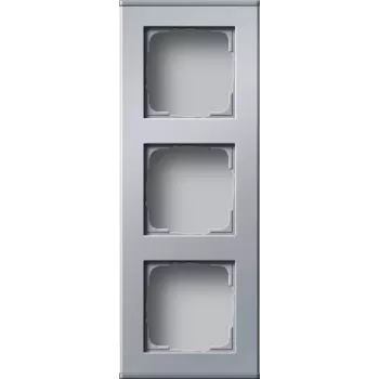 Gira E2 aluminijasti okvir, 3-delni, mat, System 55 136326
