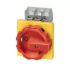 Siemens 3LD2804-0TK53 3-polno glavno stikalo / stikalo za zasilni izklop, 125 A, čelna montaža, rdeče/rumeno