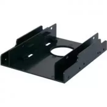 RENKFORCE HDA-252P 3,5 inch na 2x 2,5 inch HDD/SSD vgradni okvir, kovina, črn