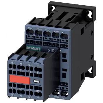 Siemens SIRIUS 3RH2 pomožni kontaktor 3RH2244-2BB40, 4 NO + 4 NC, 24 V DC tuljava, vijačne sponke