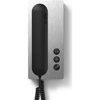Siedle HTA 811-0 E/S hišni telefon - črn z elementi iz nerjavnega jekla 200041543-00