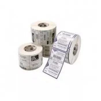 Zebra Z-Perform 1000T zvitek termotransfernih papirnatih nalepk - 101,6 x 101,6 mm, 127 mm zunanji premer, 25,4 mm jedro, bela, trajno lepilo, 662 nalepk/zvitek
