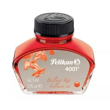 Pelikan 4001 Brilliant Red steklenička črnila 62,5 ml 329169