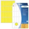 HERMA 2361 rumene mat trajne samolepilne papirnate etikete, 13 x 40 mm, 896 etiket (32 listov x 28)