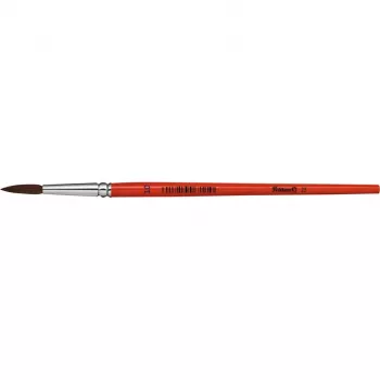 Pelikan Sorte 23 okrogel čopič velikost 10, konjska dlaka, oranžno lakiran lesen ročaj 711077