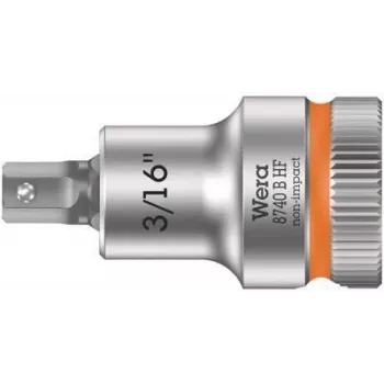 Wera 8740 B HF Zyklop 3/8 inch pogon Hex-Plus nastavek, 3/16 inch s funkcijo zadrževanja 05003085001