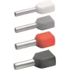 Klauke 87313 dvojna kabelska končnica 2 x 0,75 mm² siva