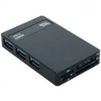 EXSYS EX-1635 USB 3.2 Gen 1 večformatni bralnik kartic – črn
