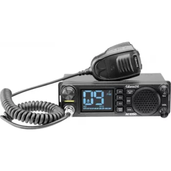 Midland Albrecht AE6390 CB radijska postaja 12/24V 4W AM/FM VOX vgradnja DIN z 2,4