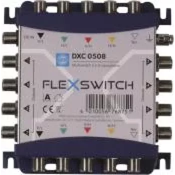 WISI DXC0508 FLEXSWITCH multiswitch 5-v-8 kaskadni SAT/TERR 76875
