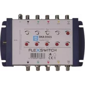 WISI FLEXSWITCH linijski ojačevalnik DXA0505 4xSAT/1xTERR za kaskade multiswitch