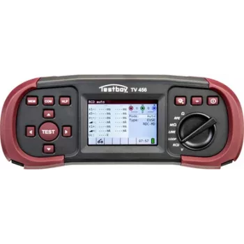 Testboy TV 456 inštalacijski tester z adapterjem EVSE DIN VDE 0100-600