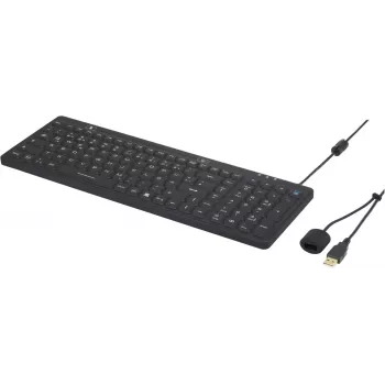 Renkforce IP68 industrijska USB tipkovnica črna, zaščitena pred brizganjem, neprepustna za prah (iM-IKB106-BK)