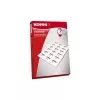 Kores univerzalne nalepke 70 x 36 mm bele z zgornjim in spodnjim robom (L7036), 2400 nalepk