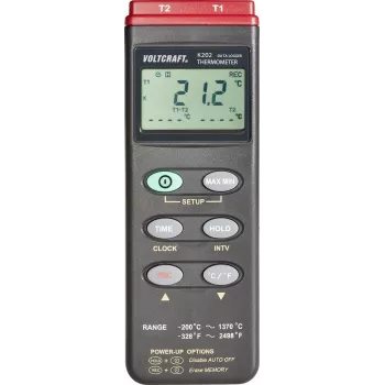 Voltcraft K202 podatkovni zapisovalnik merilnik temperature, termometer (306)