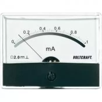 Voltcraft AM-86X65/1MA vgradni merilnik enosmernega toka 0-1 mA, gibljiva tuljava