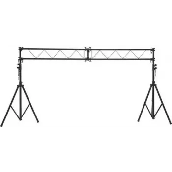 Eurolite Show Stand III sistem nosilcev s trinožnimi stojali, nosilnost 50 kg, širina 300 cm, črn 59007030