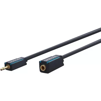 CLICKTRONIC MP3 avdio podaljševalni kabel 3,5mm stereo vtič na vtičnico 1,5m črn