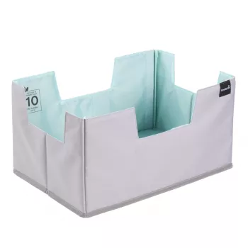 keeeper nea XL set organizatorja za nakupovanje, sivo-aquamarine, z odstranljivim pregradnim elementom 1229962400000