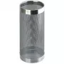 HELIT H2515500 kovinsko stojalo za dežnike, perforiran dizajn, krom, okroglo, premer 240 mm, višina 490 mm