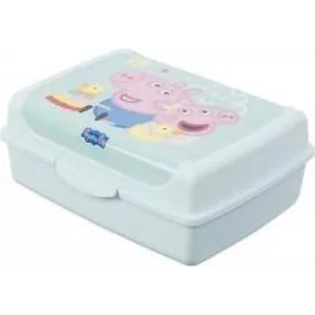 keeeper carla midi Peppa Pig škatla za malico, 1,0 L, Aquamarin Deco-Click-Box 1070562433600