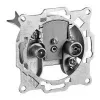 Wentronic Goobay prehodna antenska vtičnica z 2 luknjama - prehodno dušenje 10 dB (67044)