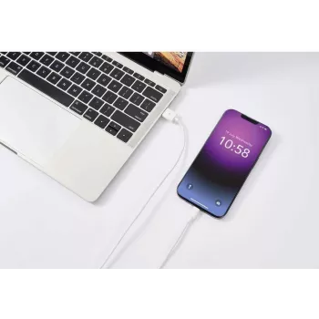 Renkforce USB 2.0 USB-A na Apple Lightning kabel 1m bel mat RF-5724084