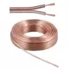Wentronic Goobay zvočniški kabel, prozoren CU, 10 m zvitek, 2 x 2,5 mm² 15130