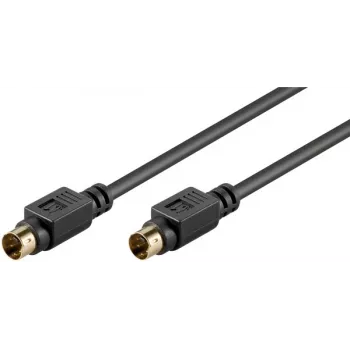 Goobay AVK 157 S-Video kabel 1m vtič na vtič črn 50057