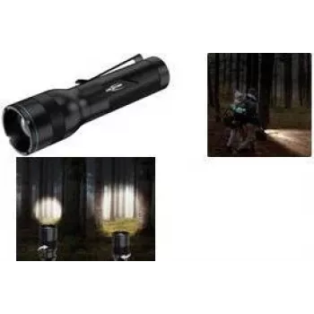 ANSMANN Adventure TA500BF LED svetilka, črna s sponko za pas, 470 lumnov, izostritvena, IPX4 1600-0762