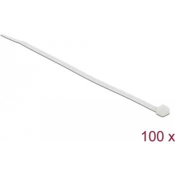 Delock vezice prozorne D 200 x Š 3,6 mm 100 kosov (18606)