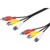 Wentronic Goobay RCA priključni kabel 5 m, 3x RCA vtič na 3x RCA vtič 50383