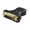 Wentronic Goobay adapter HDMI na DVI-D, HDMI vtič na DVI-D vtičnico, pozlačen, črn, 2560x1600 68930