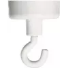 FRANKEN magnet s kavljem HM25, sila držanja 4 kg, premer 25 mm, bel, 1 kos