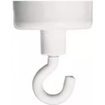 FRANKEN magnet s kavljem HM25, sila držanja 4 kg, premer 25 mm, bel, 1 kos