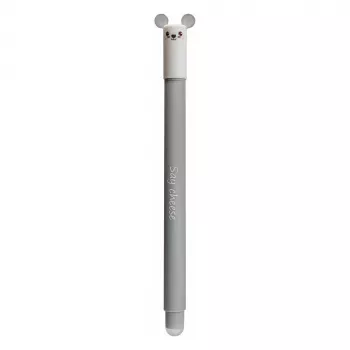 Faber-Castell Eberhard Faber Animal Erase it! Miš gel pisalo 0,7 mm modro, polnilno, brisljivo (1 kos) 582108