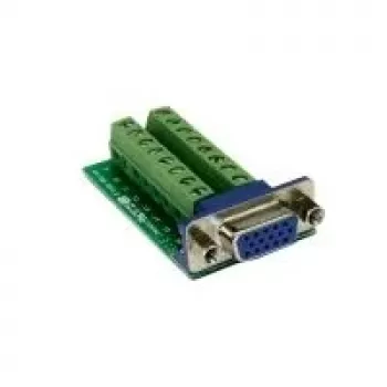 EXSYS EX-49020 VGA 16-pinski kabelski adapter zelen - srebrn