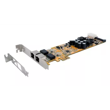 EXSYS EX-6072POE-2 dvojna Gigabit Ethernet PCIe kartica s PoE, Low Profile