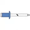 GESIPA slepi zakovica jeklo/jeklo 4x8mm ploska okrogla glava območje oprijema 2.5-4.5mm (6310443)