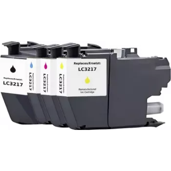 Renkforce RF-6952440 kompatibilna kombinirana embalaža kartuš s črnilom za Brother LC-3217 serijo (črna, cyan, magenta, rumena, 4 paket)