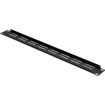 Renkforce RF-7116958 19 inch rack slepa plošča 1U prezračevana črna