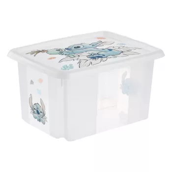 keeeper Karolina Stitch škatla za shranjevanje, 15 L, prozorna, s pokrovom, zložljiva 1223600131900