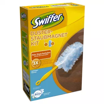 Swiffer Staubmagnet z vonjem Febreze začetni komplet – ročaj za krpo + 3 nadomestna polnjenja 5410076542284