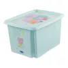 keeeper Karolina Peppa Pig škatla za shranjevanje, 30 litrov, akvamarin, s pokrovom, zložljiva 1223862433600